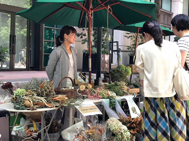 ワークショップブース風景