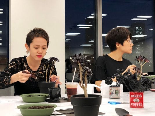 植物は緑って誰が決めた？夜の六本木でクリエイティビティを刺激せよ！