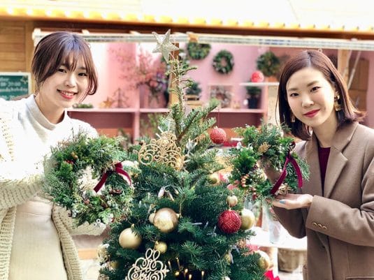 クリスマスリース・スワッグWORKSHOP@六本木ヒルズ もみの木ショップ2018/12/22、12/23