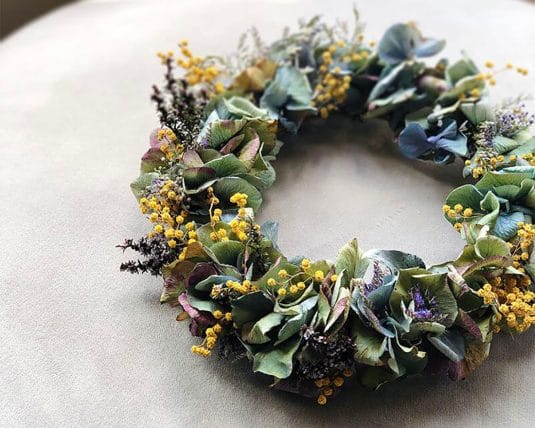 紫陽花（あじさい）ドライリースワークショップ@IID世田谷ものづくり学校2019/06/09