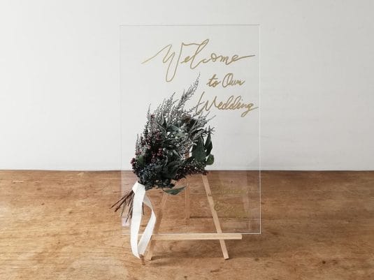 結婚式で人気のオリジナルウェルカムボード